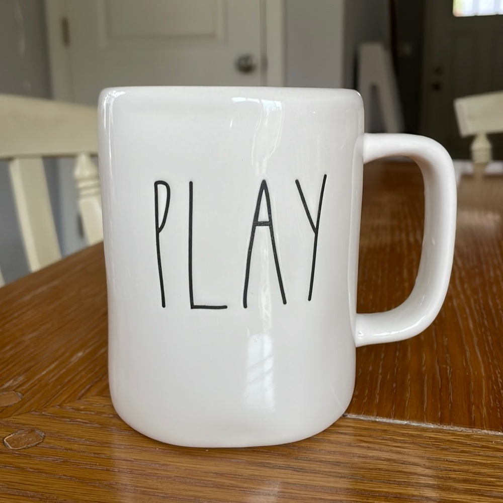 Rae Dunn “PLAY” Mug